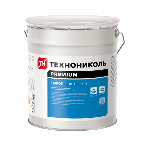 Полимерная композиция для бесшовной эластичной гидроизоляции TAIKOR Elastic 300 / ТАЙКОР Эластик 300