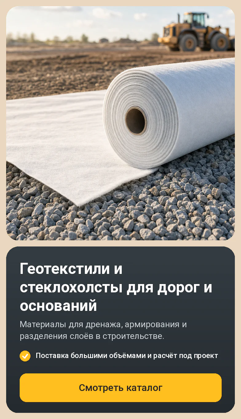 геотекстили и стеклохолсты